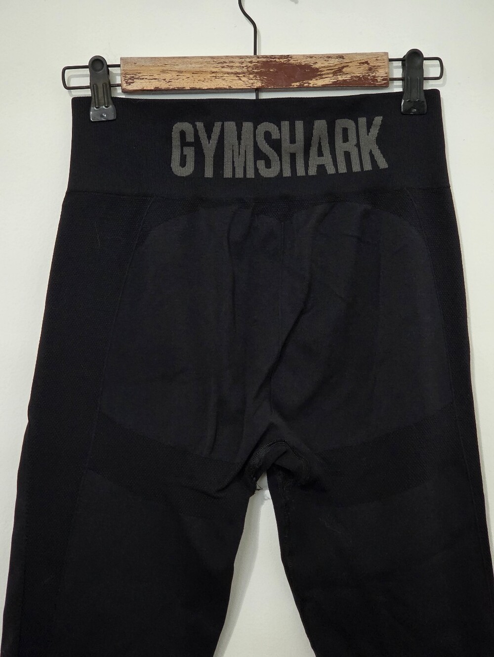 Gymshark Flex High-Waisted Seamless Leggings Black Large L - Picture 6 of 12